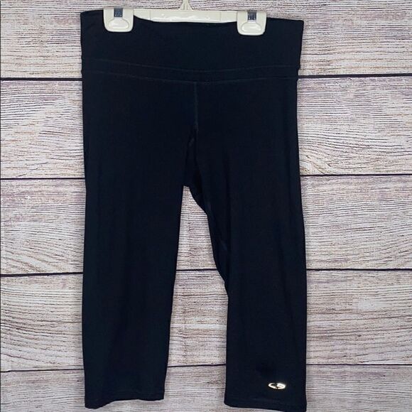 Champion Black Yoga Crop Capri Leggings - Picture 1 of 8
